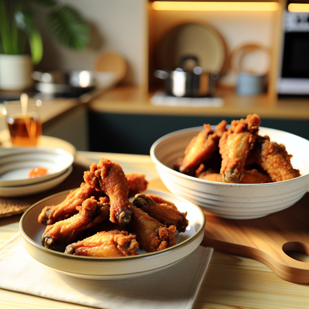 Delicious Air Fryer Crispy Chicken Wings - homemade recipe