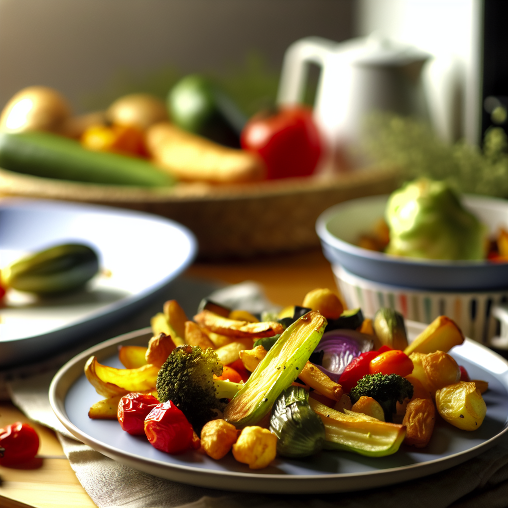Delicious Air Fryer Roasted Vegetables - homemade recipe