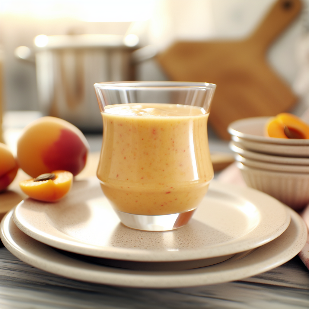 Delicious apricot smoothie