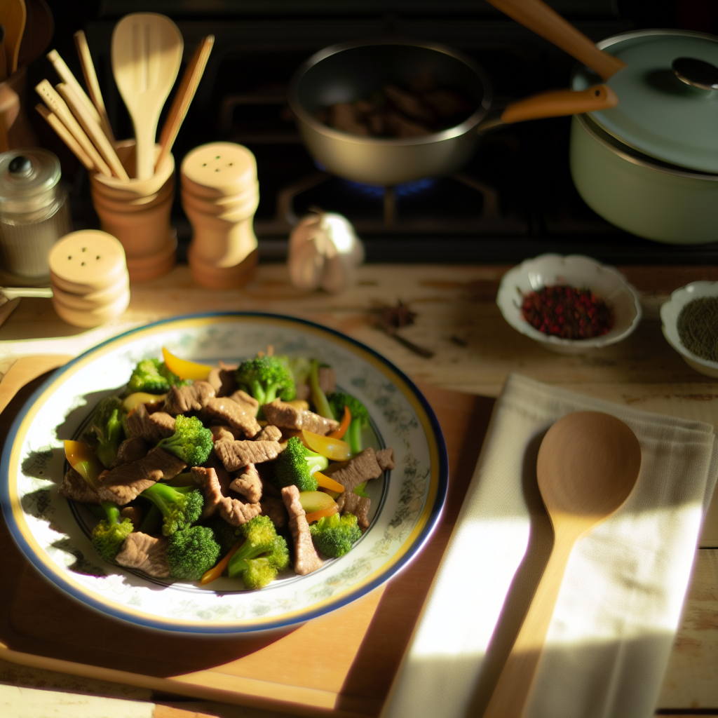 Delicious Beef and Broccoli Stir Fry - homemade recipe