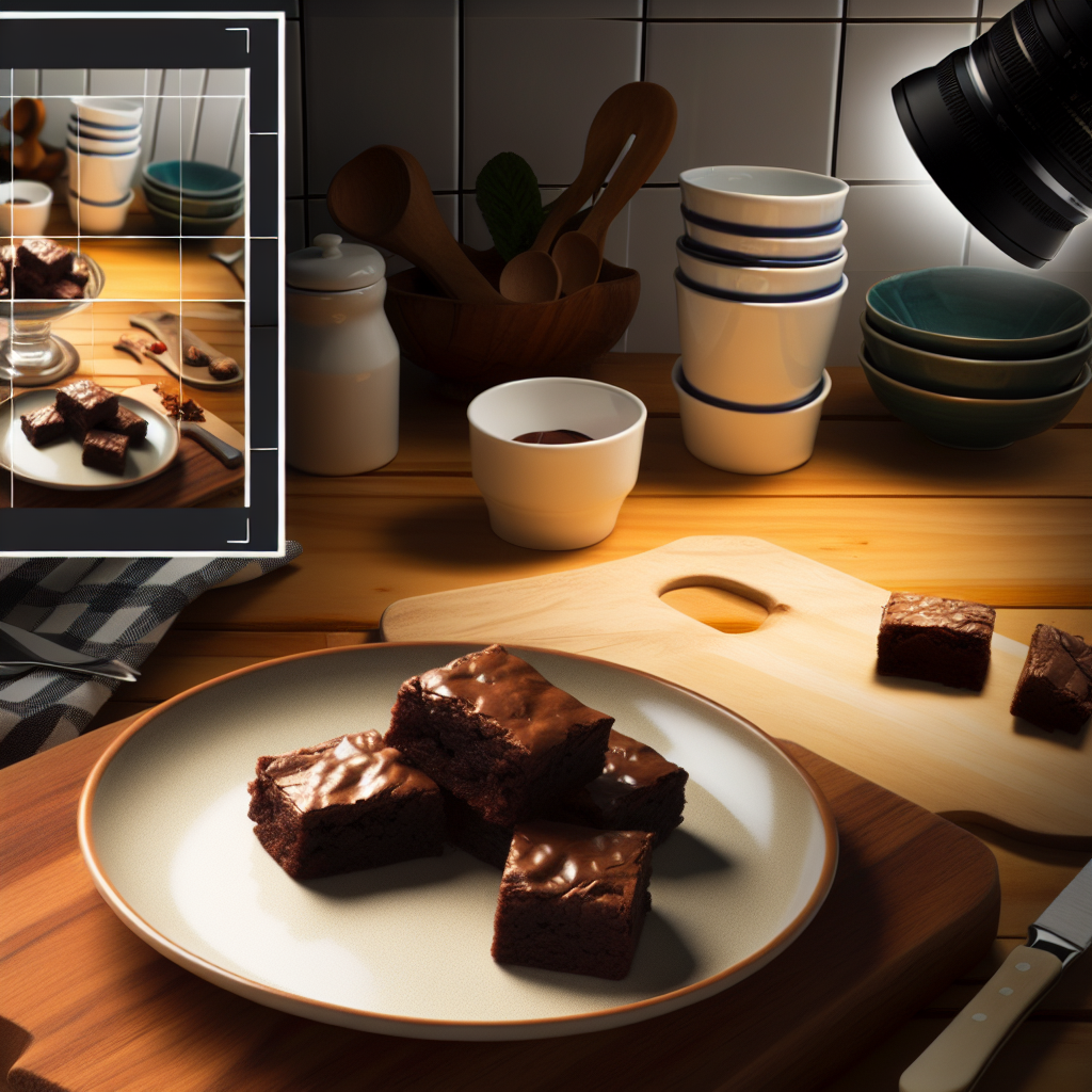 Delicious chocolate brownies