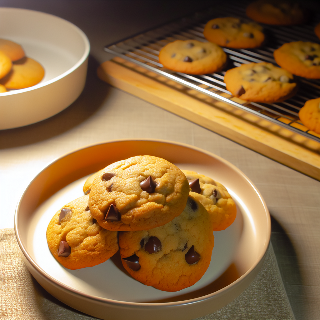 Delicious chocolate chip cookies