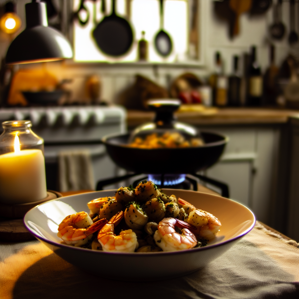 Delicious Garlic Butter Shrimp Scampi - homemade recipe