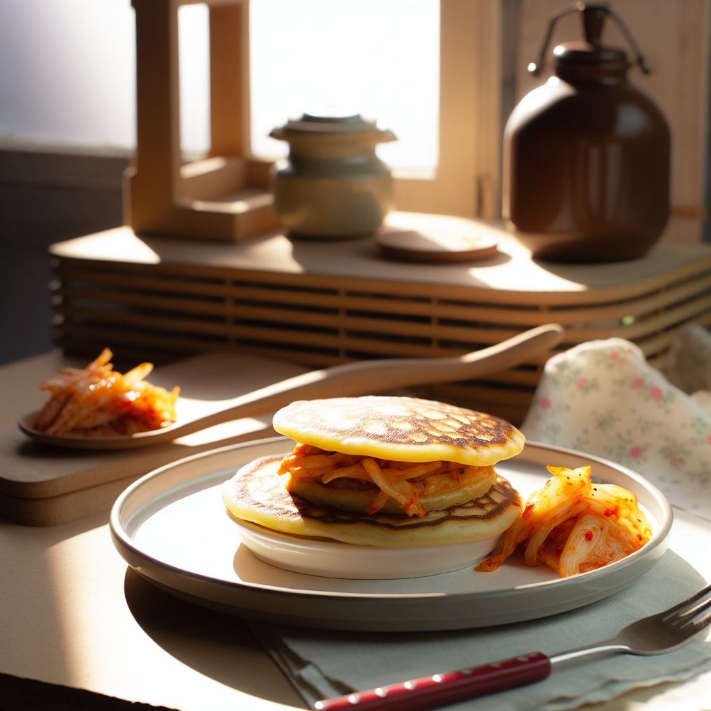 Delicious Korean Kimchi Pancake - homemade recipe