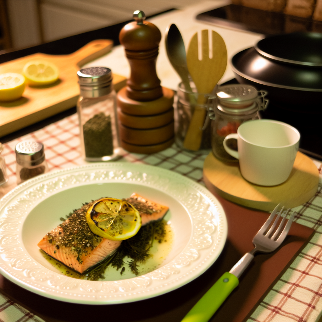 Delicious Lemon Herb Grilled Salmon - homemade recipe