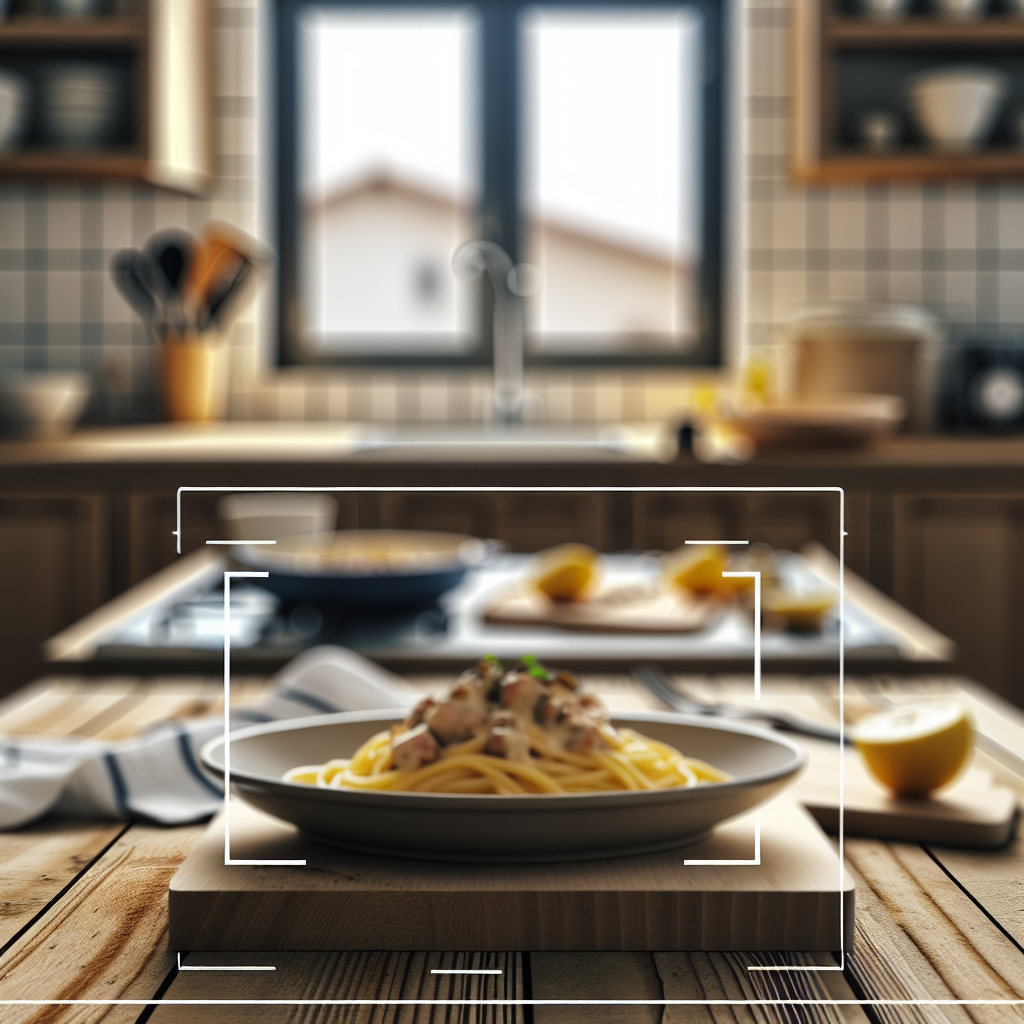 Delicious spaghetti carbonara