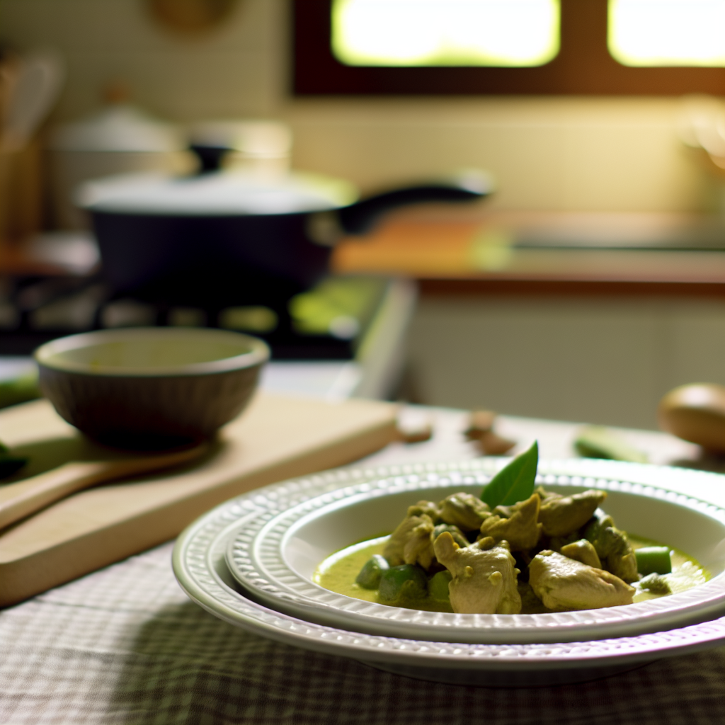 Delicious Thai Green Chicken Curry - homemade recipe