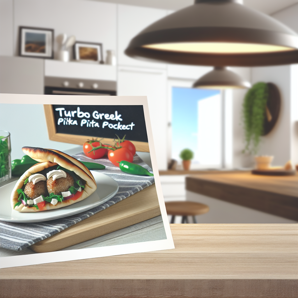 Delicious Turbo Greek Pita Pocket - homemade recipe