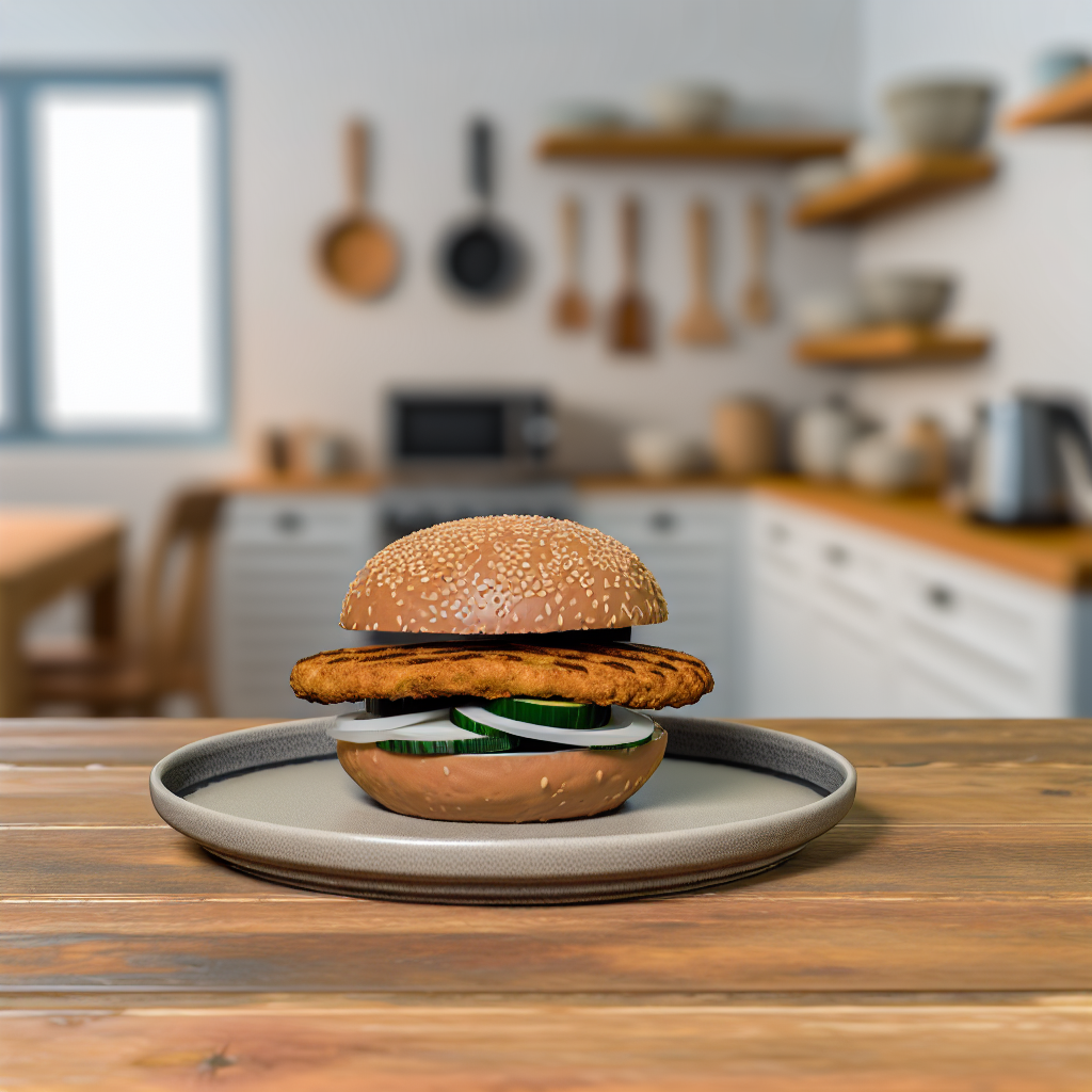 Delicious Turkey Veggie Burger - homemade recipe